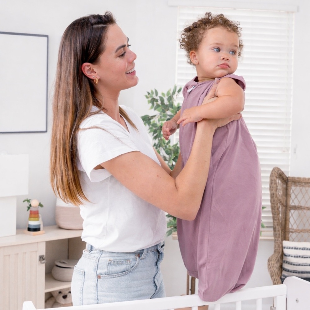 Comfy Cubs Baby Sleep Sack - Mauve